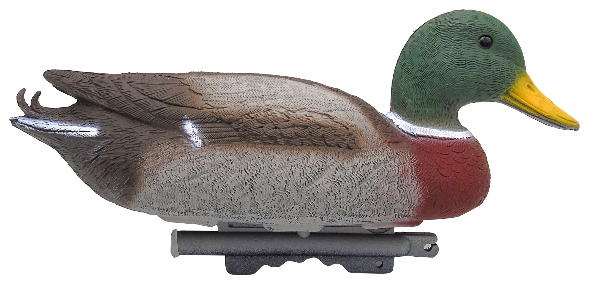 Animal decorativo para estanque - Pato salvaje macho - 41 cm