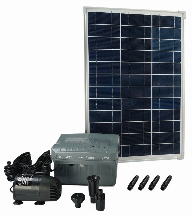 Bomba solar para estanque - set “Solarmax 1.000”