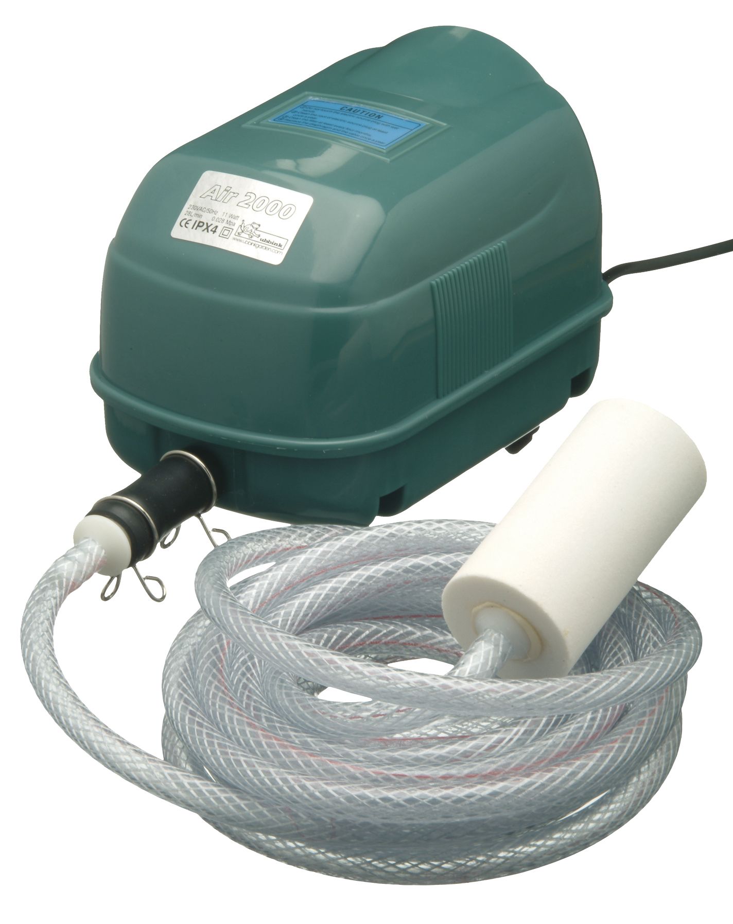 Bomba de oxigenación Air 2.000 - 1 manguera 5 m. + burbuja - 20 w/h.