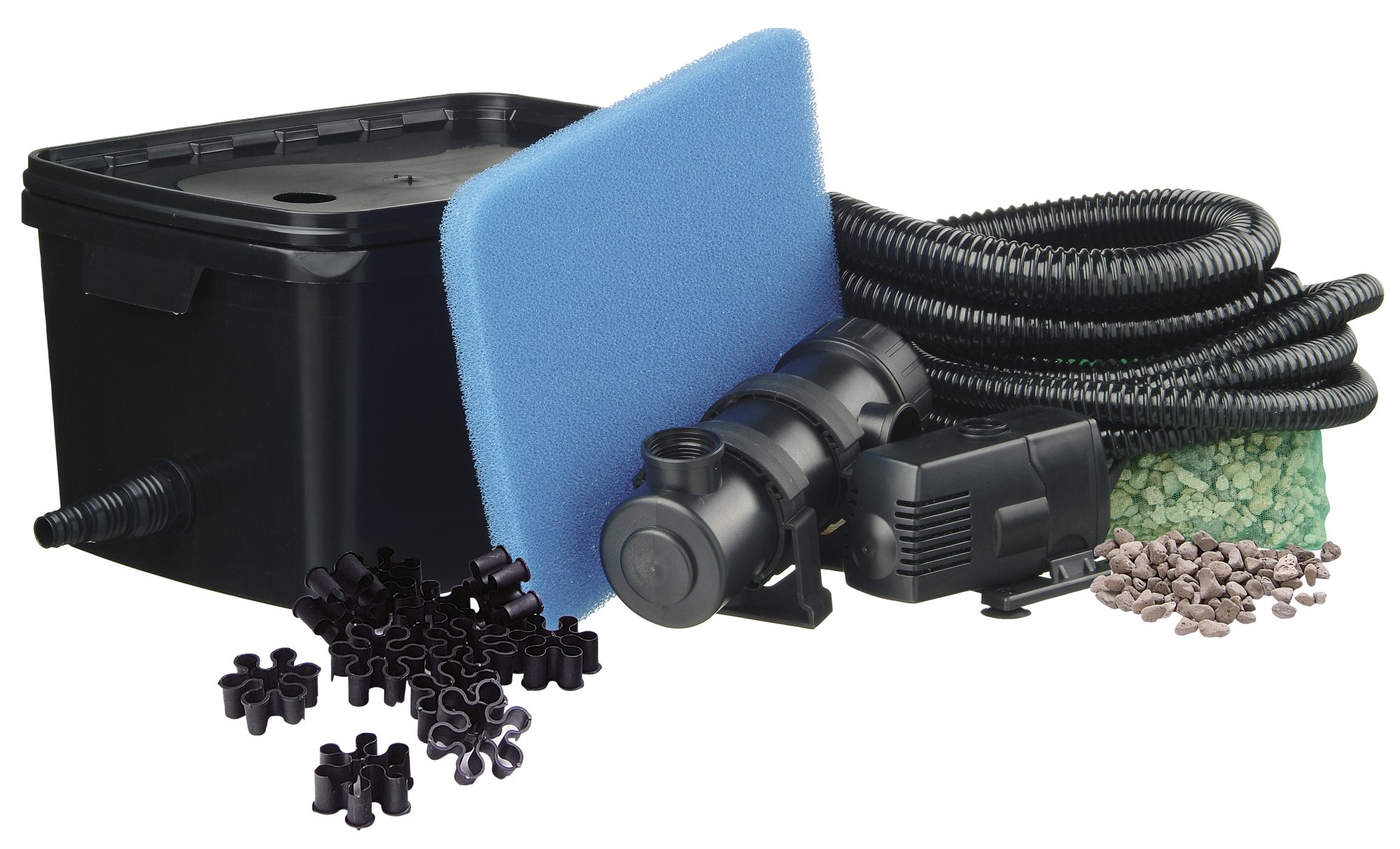 SET FiltraPure:  Filtro Biológico + Accesorios - Modelo 2.000 plus