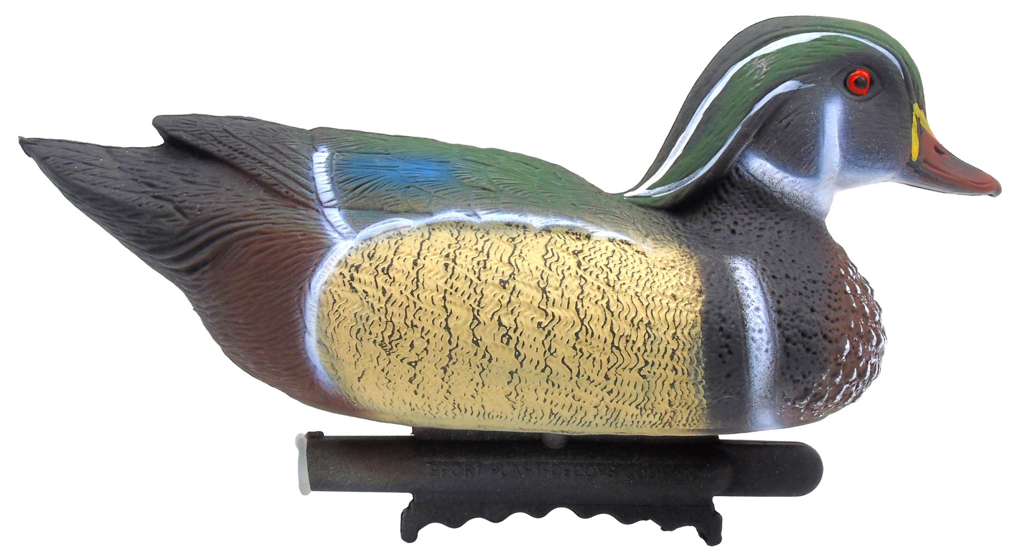 Animal decorativo para estanque - Pato de Carolina macho - 37 cm.
