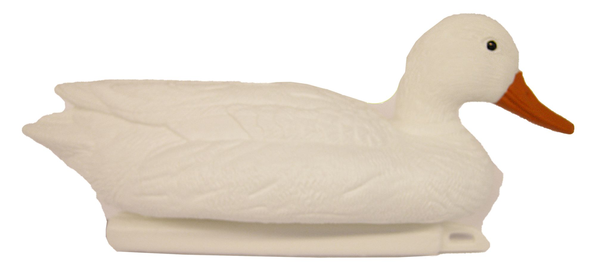 Animal decorativo para estanque - Pato blanco - 43 cm.
