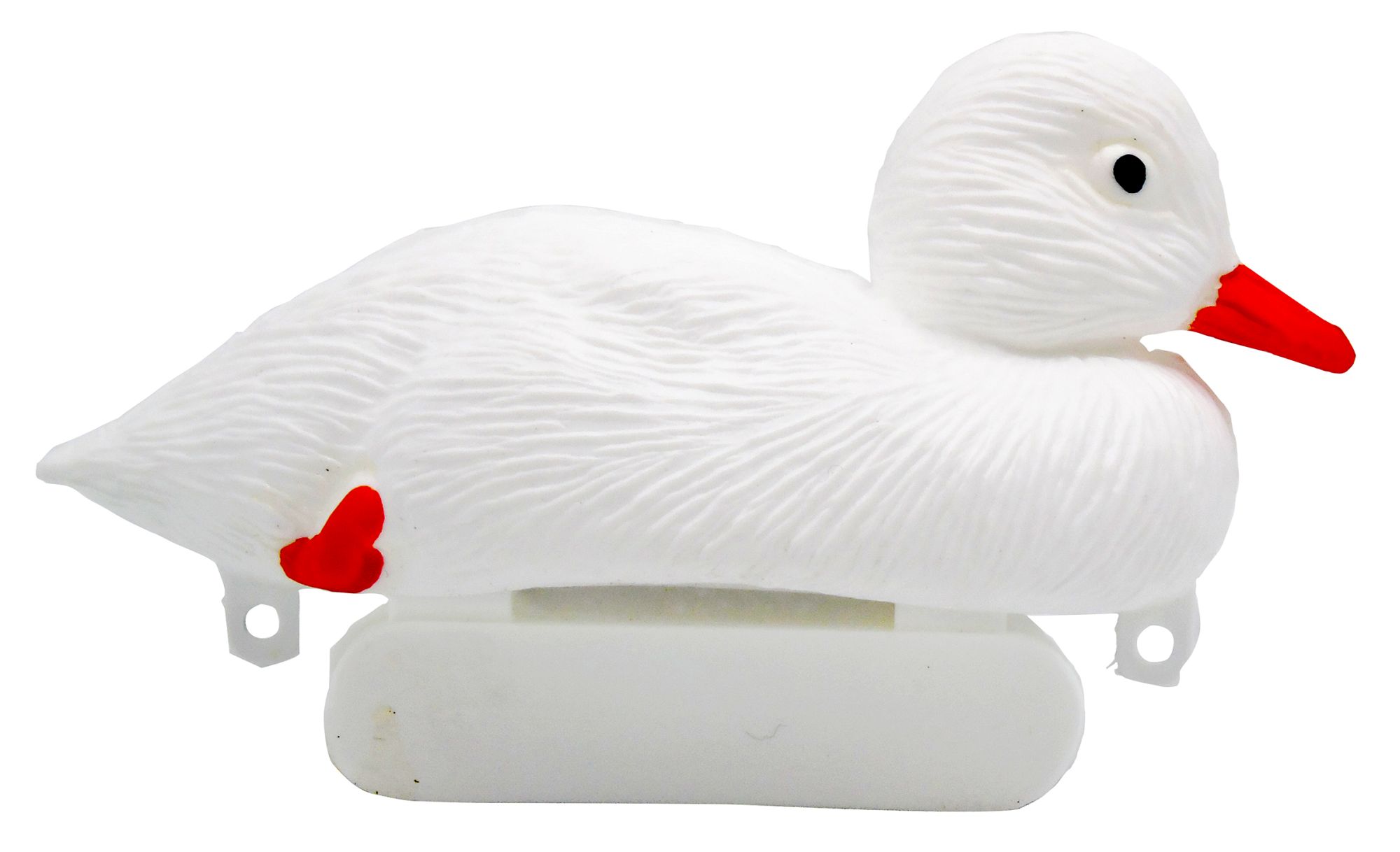 Animal decorativo para estanque - Patitos blancos - 9 cm.