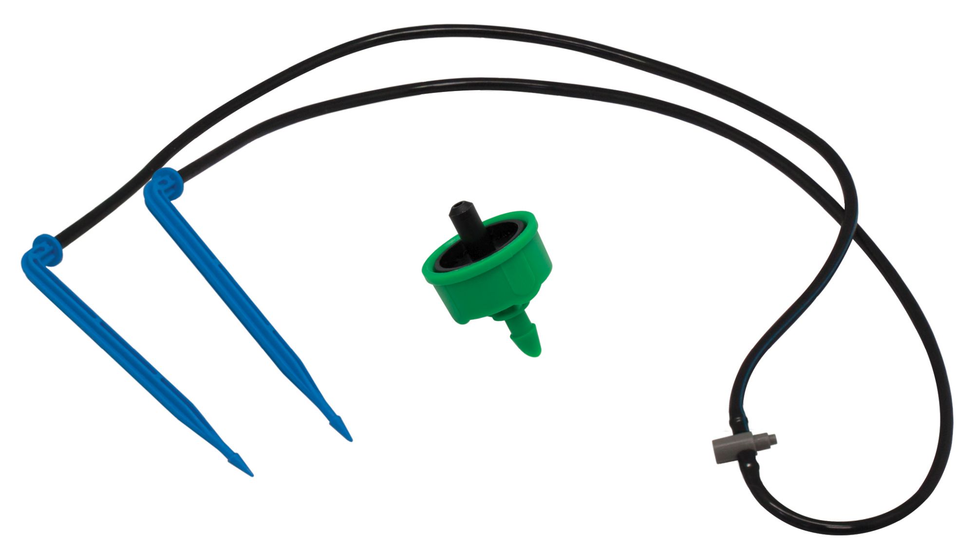 Kit STOPPER 4 l/h. (2 l/h por estaca) - Autocompensado - Antidrenante - Con estaca