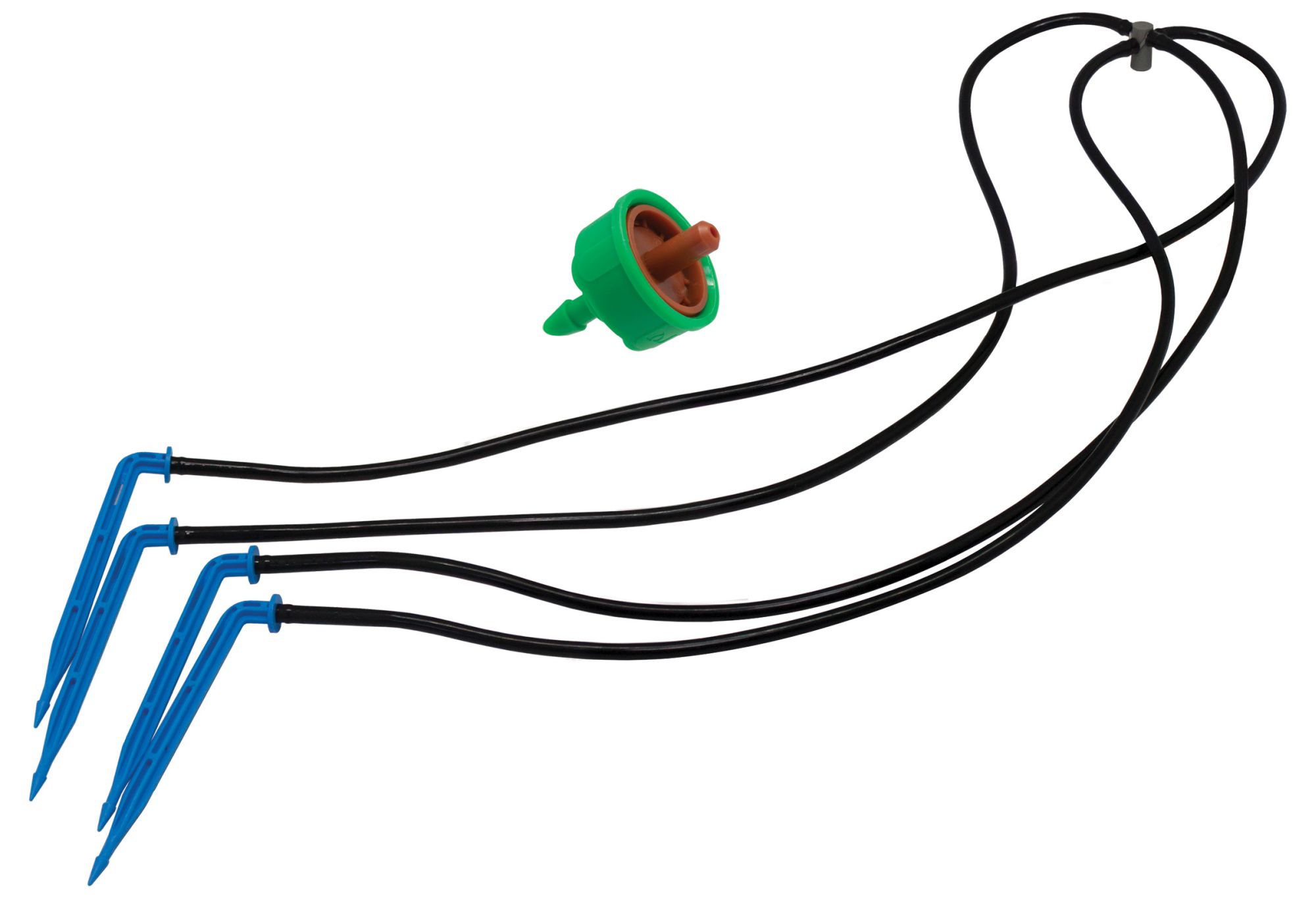 Kit STOPPER 8 l/h. (2 l/h por estaca) - Autocompensado - Antidrenante - Con estaca