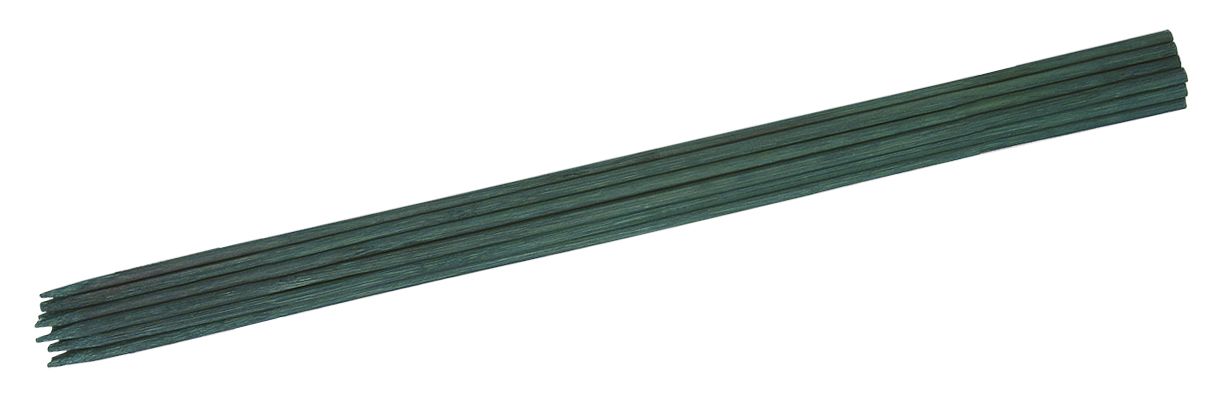 Tutores finos de bambú recortado - 50 cm. - Ø 4-4,5 mm. - Verde | B2131