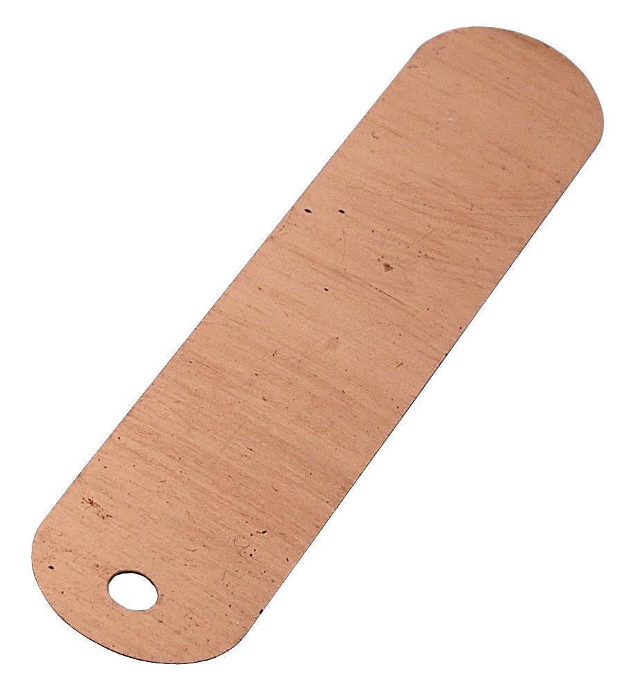 Etiquetas metálicas para colgar - 10 cm. | B2196