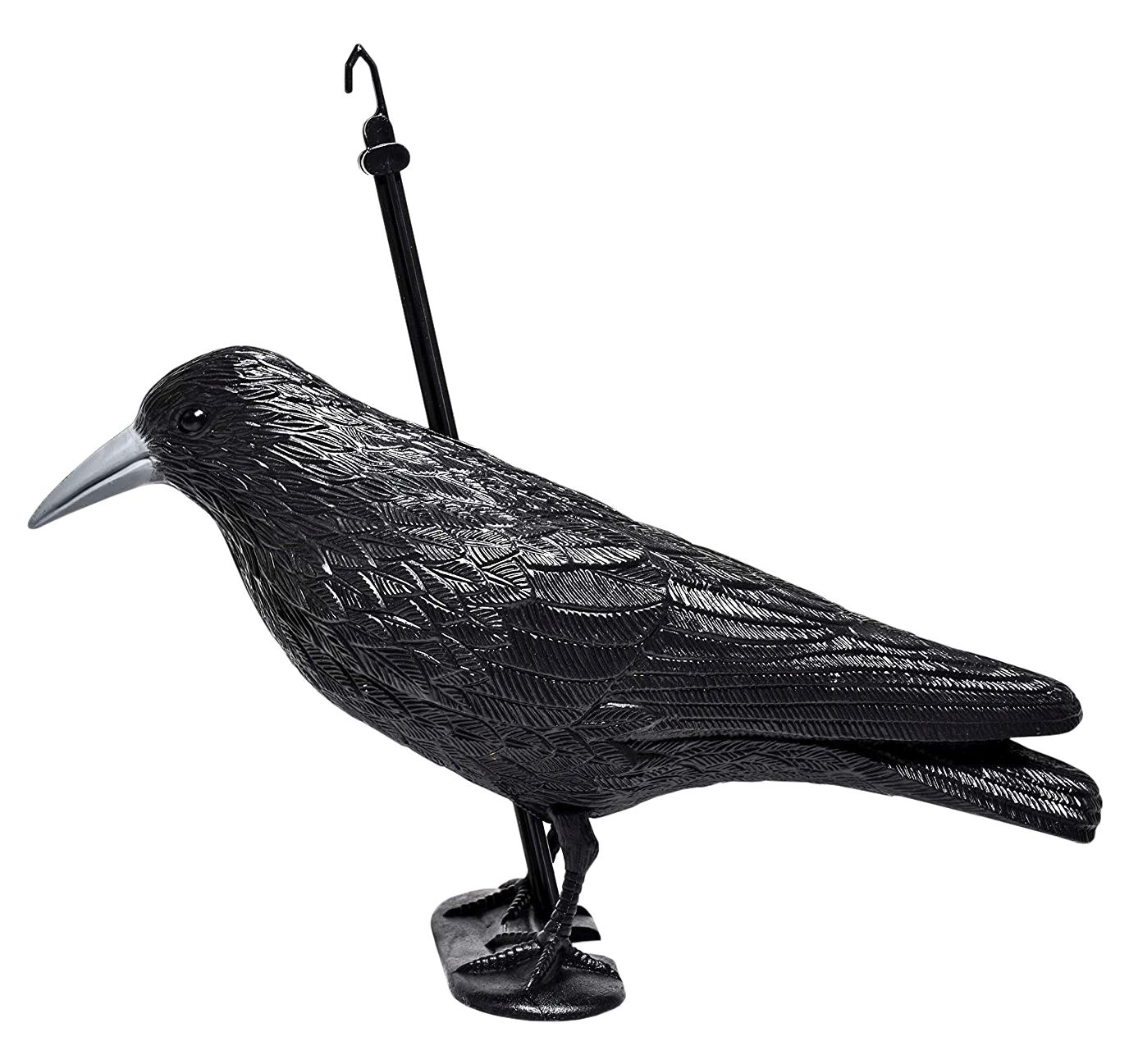 Cuervo señuelo - espantapájaros  33 x 20 x 12 cm. (Pack 4 unds) | B2401