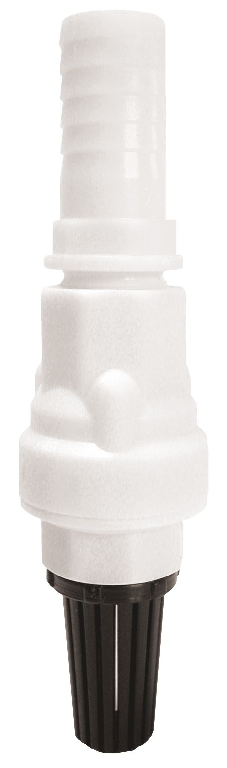 Válvula de pie con raccord - 1 1/4” x 40 mm.