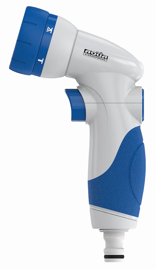 Pistola de riego One-Touch bimateria (ABS y caucho) - 6 formas de riego | C2115