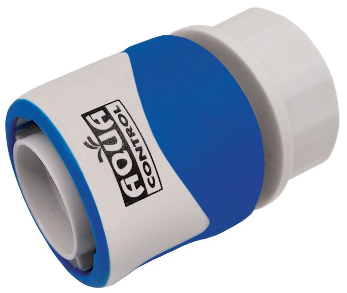 Enlace rápido STOP Bimateria (ABS y caucho) RH 3/4"-automático - Cartón | C2442