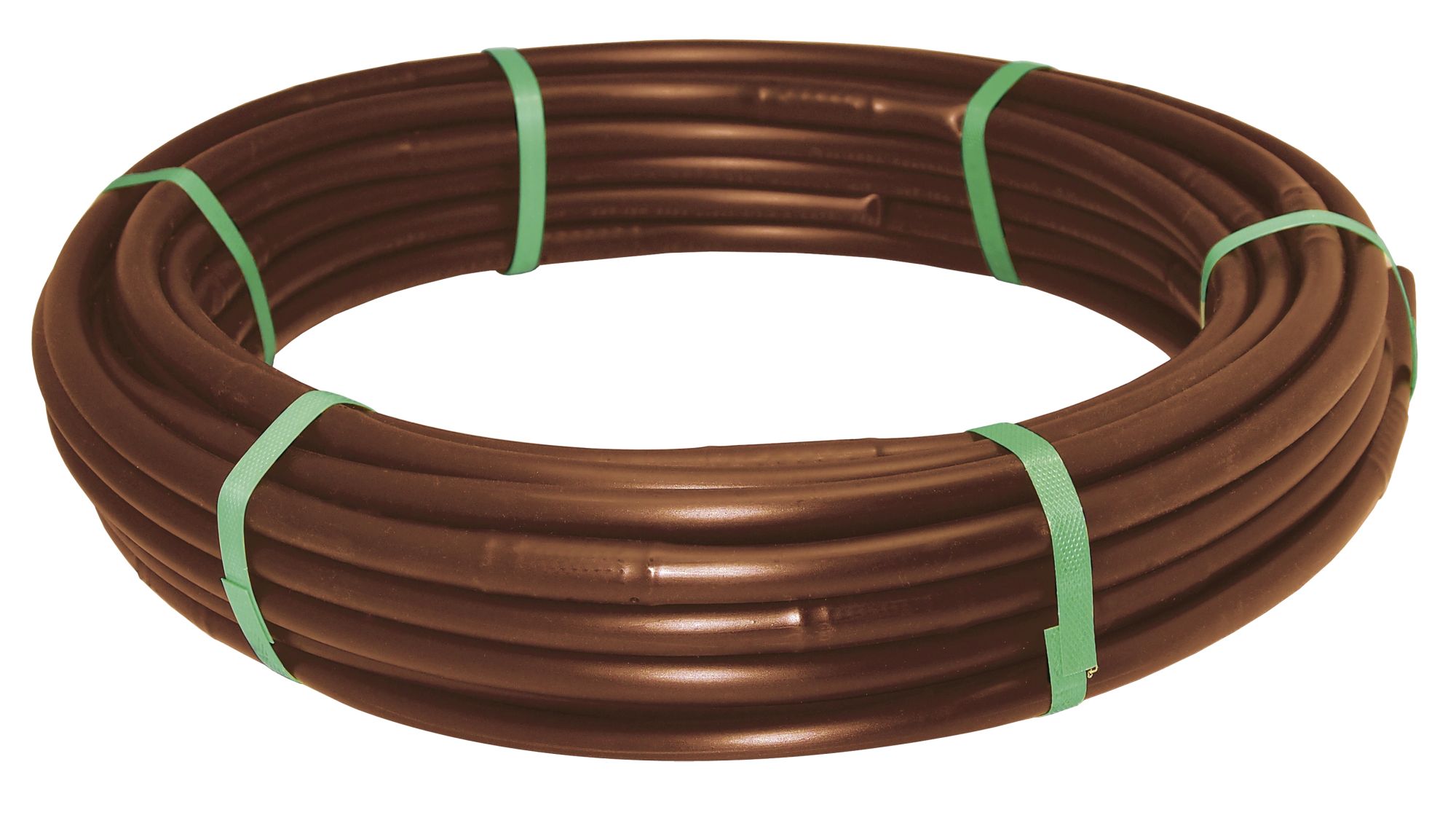 Tubería Ø 16 mm. de polietileno color marrón - 25 m. - goteros integrados cada 50 cm. | C4356
