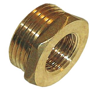 Reducción de latón RM 3/4” - RH 1/2" | C6162