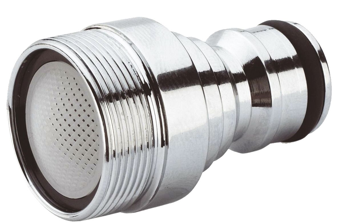 Adaptador Metálico Rosca métrica macho 24/100 | C6323