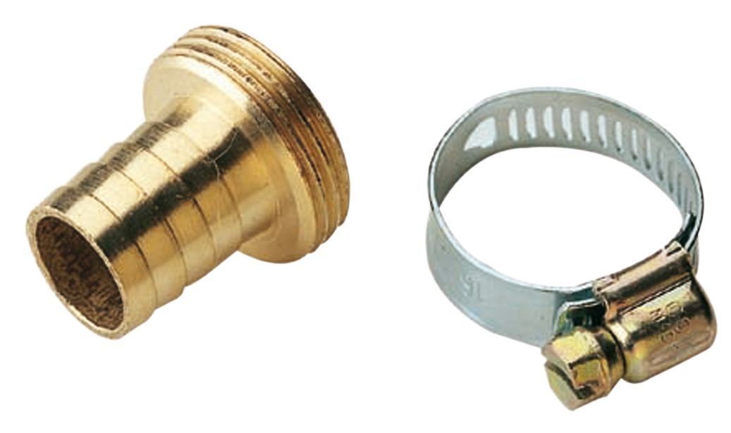 Adaptador metálico espiga Rosca loca Macho 3/4” x 19 mm. | C6423
